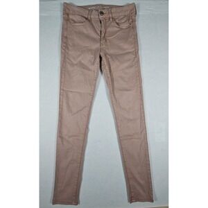 American Eagle Super Stretch Hi-Rise Jegging Womens Size 6 Regular Pink
